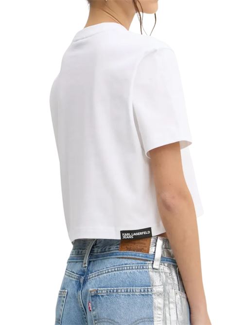 T-shirt crop Karl Lagerfeld Jeans Karl Lagerfeld jeans | A1W17109100